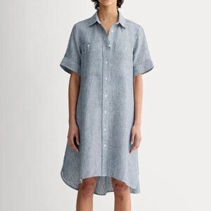 NWT Everlane Daytripper Dress in Black/White Stripe XS